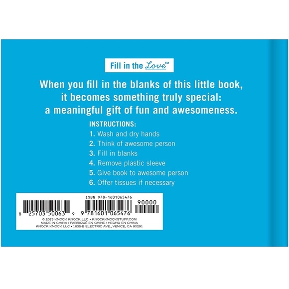 Why Are You So Awesome / What I Love about - Blank Gift Journal - Picture 2 of 13